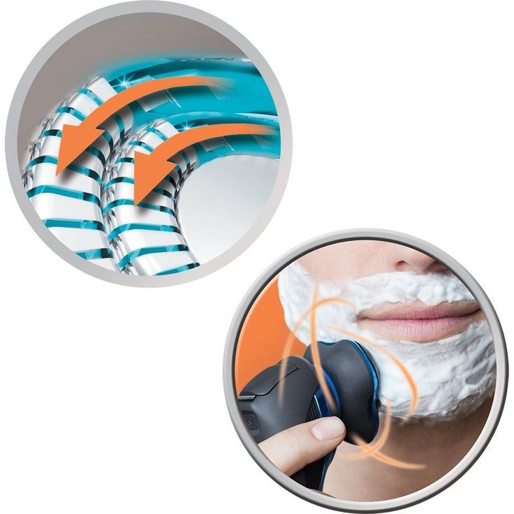 Remington Rotationsrasierer HyperFlex Aqua XR1430, flexibler Schwingkopf, ComfortFloat-Scherringe, Nass- und Trockenanwendungen, schwarz-blau – Bild 4