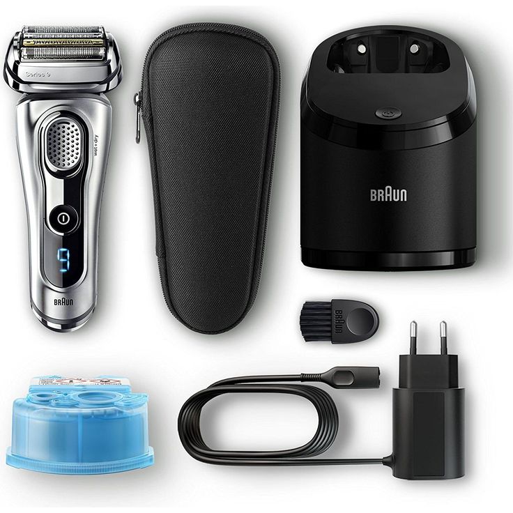 Braun Series 9 9290cc Wet&Dry Herren Rasierer Nass- und Trockenanwendung SyncroSonic Technologie 5 Scherelemente silber – Bild 7