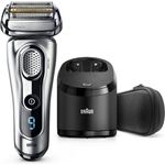 Braun Series 9 9290cc Wet&Dry Herren Rasierer Nass- und Trockenanwendung SyncroSonic Technologie 5 Scherelemente silber