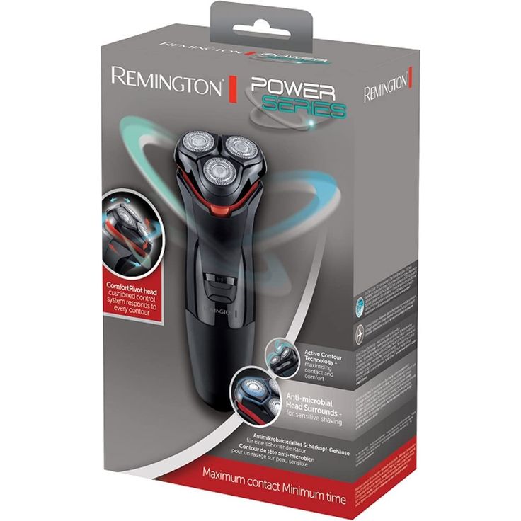 Remington Elektrischer Herren Rasierer PR1330 Power (+Netzbetrieb ohne Akku, Trocken-Rasierapparat), Präzisionstrimmer (Rotationsrasierer) – Bild 2
