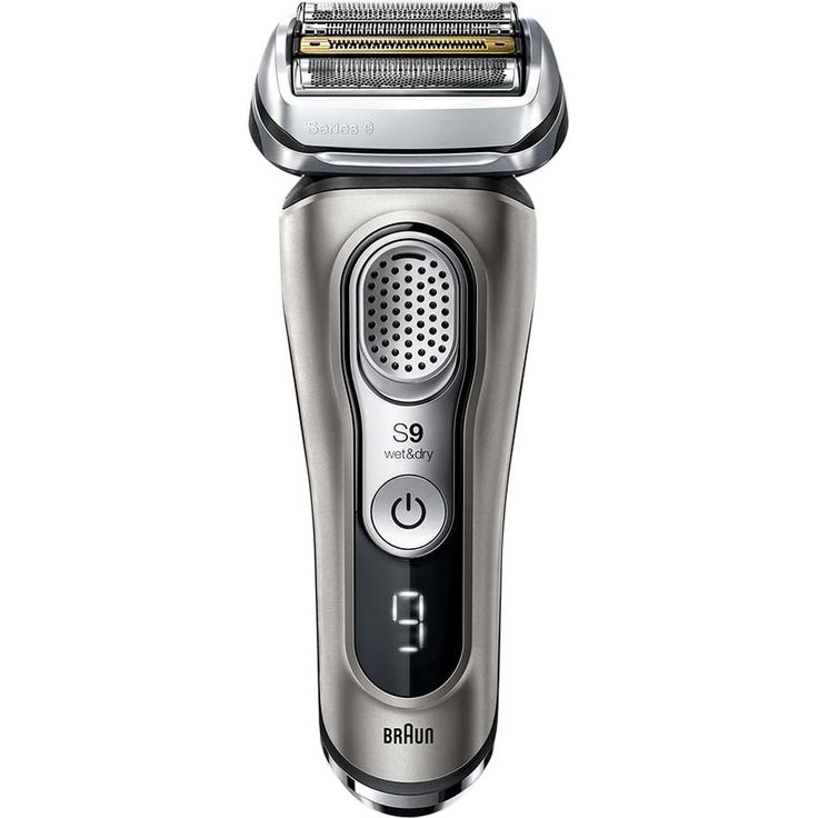 Braun Series 9 9325s Wet & Dry Herren Rasierer Nass- und Trockenanwendung SyncroSonic Technologie inkl. Ladestation, Etui graphite