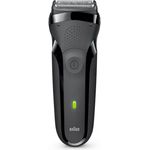 Braun Series 3 3-in-1 Herren Rasierer, Barttrimmer mit 5 Kammaufsätzen, 30 Minuten Akkulaufzeit, wiederaufladbarer und kabelloser elektrischer Herren Rasierer, schwarz