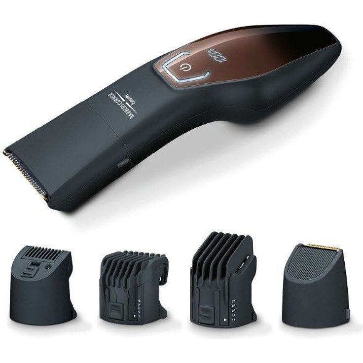Beurer Bartstyler BarbersCorner HR 4000 Herrenrasierer Edelstahlklinge Akku- und Netzbetrieb schwarz, braun – Bild 6