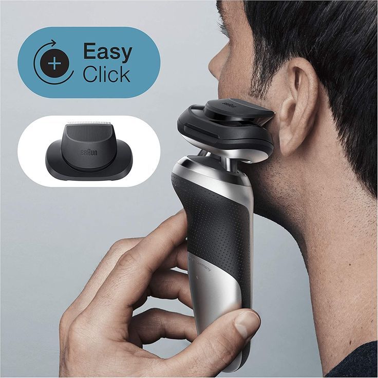 Braun Series 7 70-S7200cc Akku Herren Rasierer Nass- und Trockenrasur inkl. Reinigungsstation, Reiseetui, Präzisionstrimmer-Aufsatz schwarz/silber – Bild 4