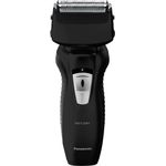 Panasonic ES-RW31-K503 Herren Rasierer Nass- und Trockenanwendung wasserfest flexibler Scherkopf integrierter Trimmer für Schnurrbart und Konturen schwarz