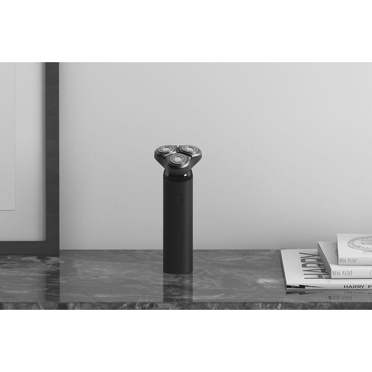 Xiaomi Mi Electric Shaver S500 Herrenrasierer Nass- und Trockenrasur 3 Scherköpfe USB-C Aufladung LED-Digitalanzeige – Bild 4