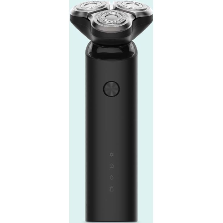 Xiaomi Mi Electric Shaver S500 Herrenrasierer Nass- und Trockenrasur 3 Scherköpfe USB-C Aufladung LED-Digitalanzeige – Bild 3
