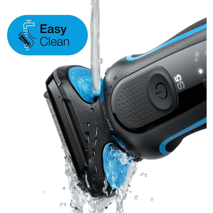 Braun Series 5 50-B1200s + Scherteil Herren Rasierer Nass- und Trockenrasur 50 Minuten Akkubetrieb flexibler Scherkopf EasyClick Technologie inkl. Scherteil, Trimmeraufsatz – Bild 5