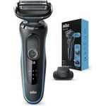 Braun Series 5 50-M1200s Herren Rasierer 3-fach Schersystem Nass- und Trockenrasur schwarz, türkis