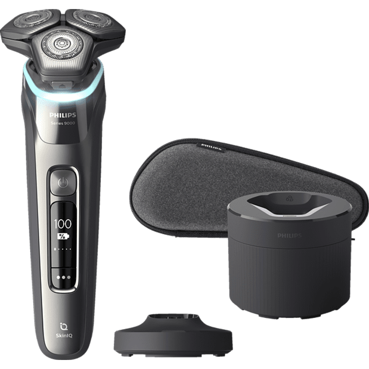 Philips Herren Rasierer Series 9000 S9987-55 Herren Rasierer Dark chrome (Trocken & Nass, Drehend)