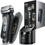 Braun Series 9 Pro 9470cc Herren Rasierer Nass- und Trockenanwendung, schwarz-silber inkl. Lade-Etui, 5-in-1 Reinigungstation