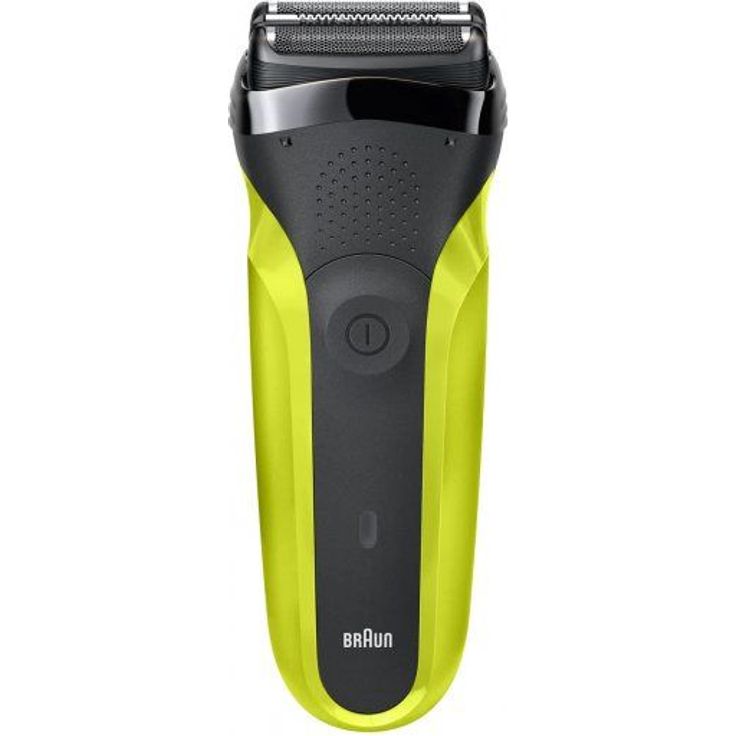 Braun Series 3 300s Herren Rasierer, schwarz-grün bis zu 30 Minuten Akkulaufzeit 3 Scherelemente – Bild 1