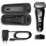 Braun Series 9 Pro 9420s Herren Rasierer Nass- und Trockenrasur, schwarz-silber, inkl. 5-in-1 Ladestation und Ladeetui