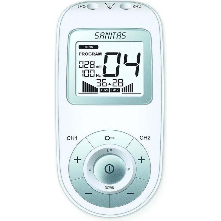 Sanitas SEM 43 digitales EMS-TENS Reizstromgerät zur Schmerzlinderung, Muskelstimulation und Entspannung – Bild 2