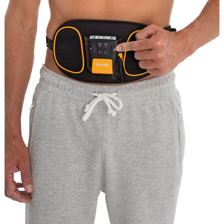 Beurer EM 39 2-in-1 Bauch- und Rückenmuskeltrainer, EMS-Gürtel, Training der Bauchmuskeln und Rückenmuskulatur, Regeneration – Bild 3