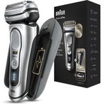 Braun Series 9 Pro 9427s Herren Rasierer Nass- und Trockenanwendung, silber inkl. Lade-Etui