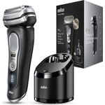 Braun Series 9 Pro 9460cc Herren Rasierer Nass- und Trockenrasur, schwarz inkl. Reinigungsstation und Reise-Etui