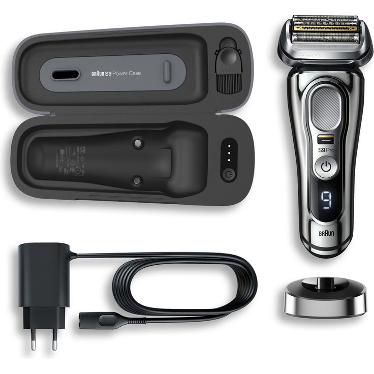 Braun Series 9 Pro 9426s Herren Rasierer Nass- und Trockenanwendung, chrom-silber inkl. Lade-Etui – Bild 2