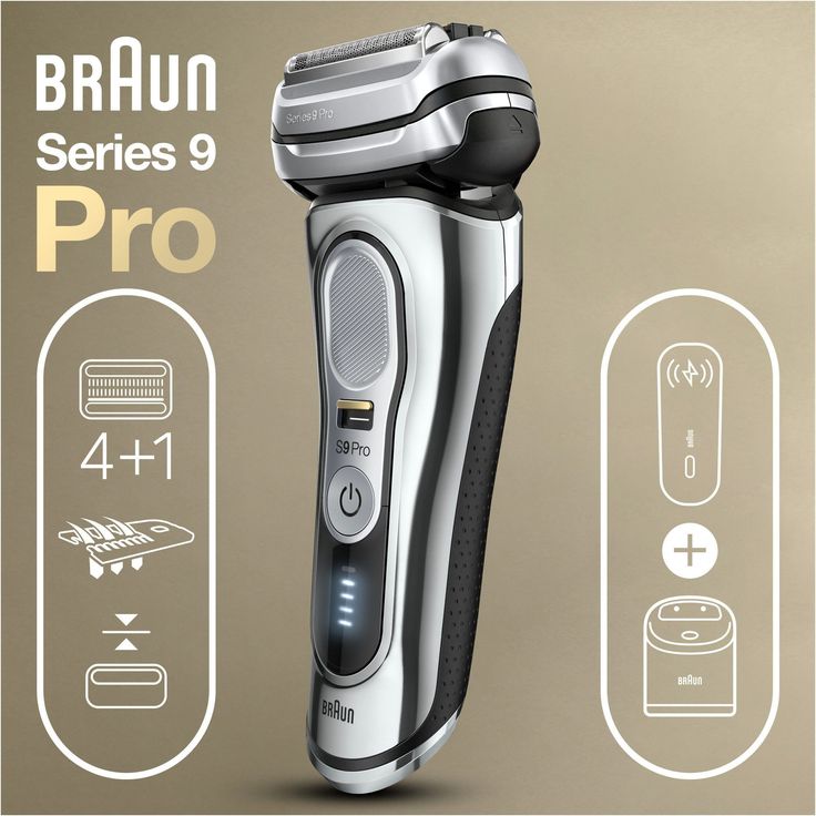 Braun Series 9 Pro 9426s Herren Rasierer Nass- und Trockenanwendung, chrom-silber inkl. Lade-Etui – Bild 5