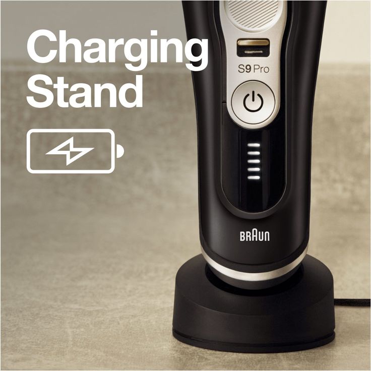 Braun Series 9 Pro 9410s Herren Rasierer Nass- und Trockenanwendung, schwarz-silber inkl. Ladestation – Bild 5