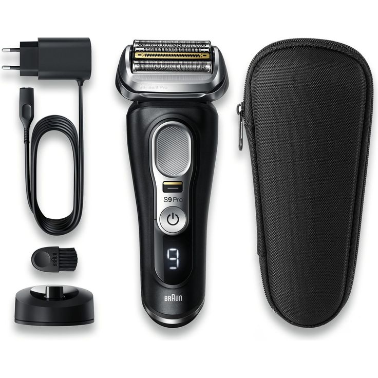 Braun Series 9 Pro 9410s Herren Rasierer Nass- und Trockenanwendung, schwarz-silber inkl. Ladestation – Bild 2