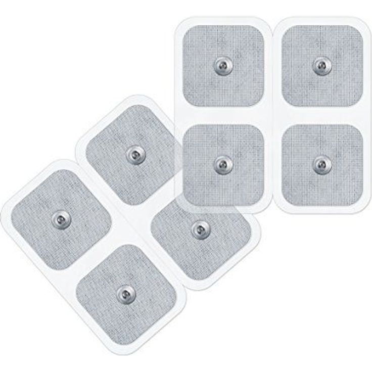 Beurer & Sanitas Elektroden-Nachkaufset, bestehend aus 8 selbstklebenden Gel-Pads 45 x 45 mm, passend für EMS- und TENS-Geräte von Beurer und Sanitas