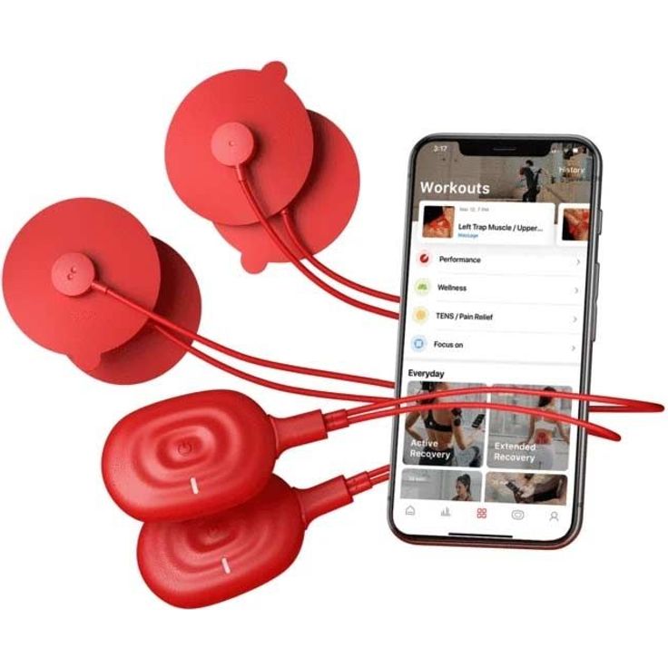 PowerDot Muskelstimulationsgerät 2.0, Rot – Bild 1