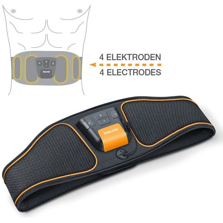 Beurer EM 37 Bauchmuskel-Gürtel, EMS Bauchtraining, Muskelstimulation zur Stärkung der Bauchmuskulatur, Regeneration – Bild 4