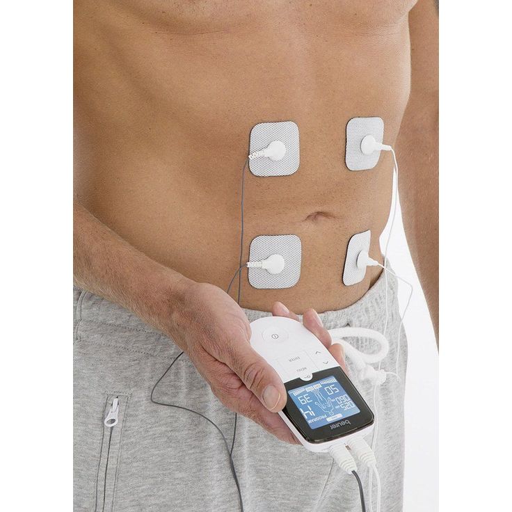 Beurer EM 49 Digital TENS-EMS, 3-in-1 Reizstromgerät zur Schmerzlinderung durch elekrische Nervenstimulation, Training durch elektrische Muskelstimulation, Massagefunktion, inklusive 4 Elektroden – Bild 6
