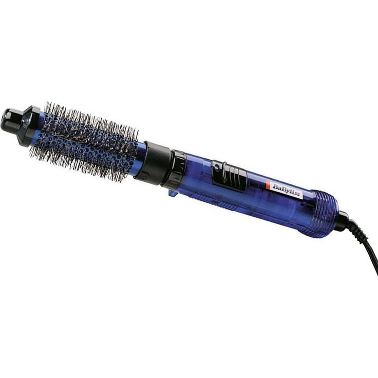 Babyliss 2602 Moonlight Professional Duo Warmluftbürste, 300Watt, 2 Temperaturstufen. isolierte Spitze, blau, schwarz