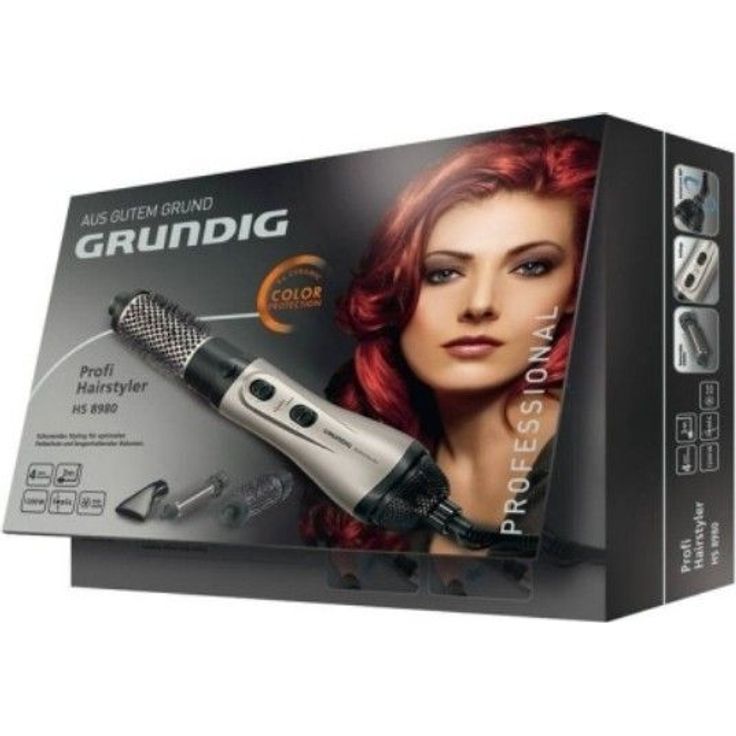 Grundig HS 8980 Profi-Ionen-Hairstyler (Color-Protector, 1200 Watt), schwarz – Bild 3