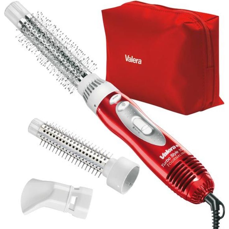 Valera Warmluft-Styler Turbo Style 1000 Tourmaline 603.01B, mit zwei Bürsten und einer Föhndüse, 1000 Watt – Bild 3
