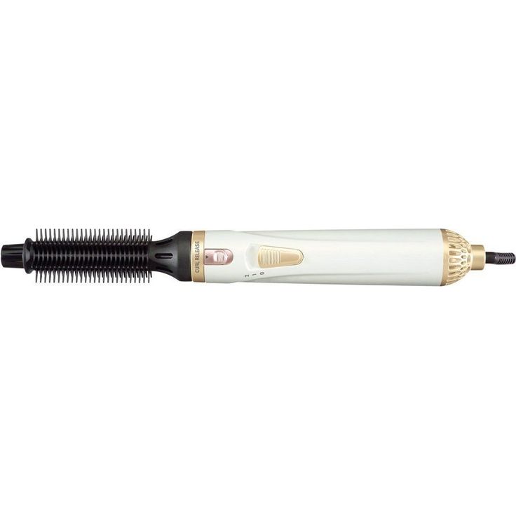 Rowenta CF3910 Curl Release Warmluftbürste, Abrollsystem für einfache Locken und Wellen, Keramik-/Turmalinbeschichtung, 2 Temperatur- und Gebläseeinstellungen, weiß – Bild 2