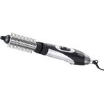 Ermila 4550-0040 Hotstyler Airstyler mit isolierter Spitze, 1100 Watt Leistung, 3 Temperaturstufen inkl. 3 Styling-Aufsätze, schwarz-silber