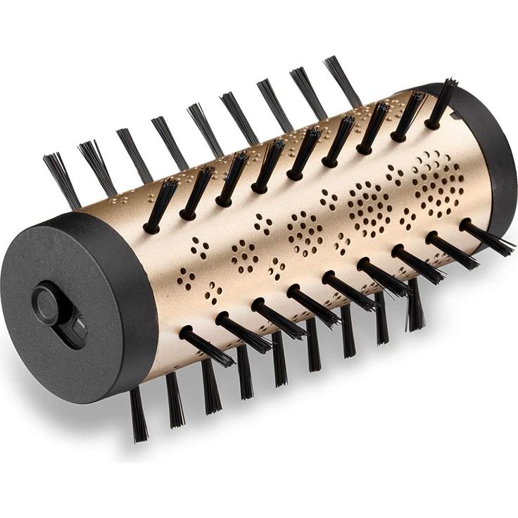 BaByliss AS952E Big Hair Dual Rotierende Warmluftbürste, mit Ionen-Technologie, 2 Aufsätze, Champagner – Bild 3