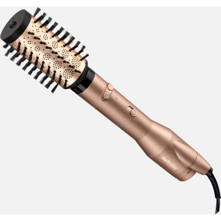 BaByliss AS952E Big Hair Dual Rotierende Warmluftbürste, mit Ionen-Technologie, 2 Aufsätze, Champagner – Bild 6