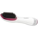 Rowenta CF6220 Wonder Air Brush Glättbürste (900 Watt, Ionen-Funktion, inkl. Aufbewahrungstasche) weiß-rosa