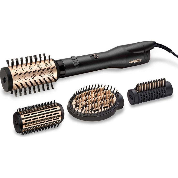 BaByliss AS970E Big Hair Lustre, Ionen-Technologie, 650 Watt Leistung, 2 Temperaturstufen, 2 Gebläsestufen, gold