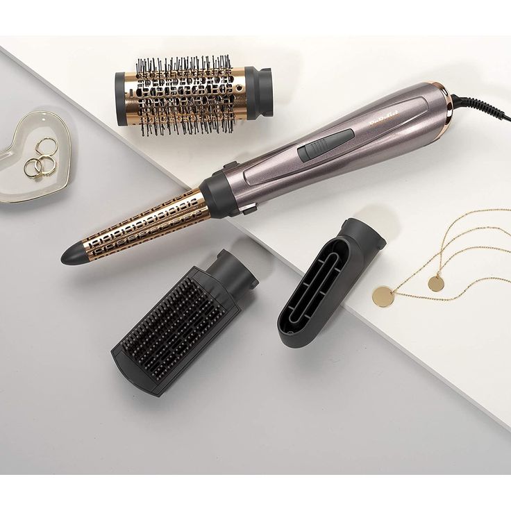 BaByliss Air Style 1000 AS136E Warmluftbürste mit Ionen-Technologie, 4 verschiedene Aufsätze, 2 Temperaturstufen, Kühlluft-Funktion – Bild 5