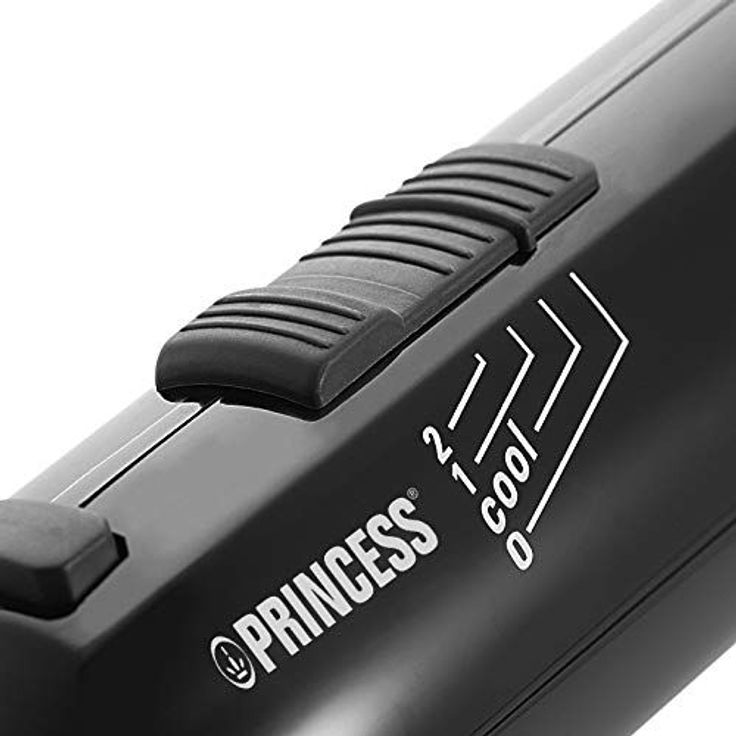 Princess 529202 Cool Curl CC 300 Warmluft-Stylingbürste, mit 2 Bürstenaufsätzen, Überhitzungsschutz, Cool Shot-Funktion, schwarz – Bild 4