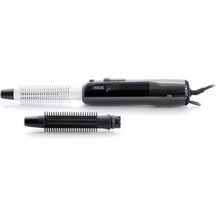 Princess 529202 Cool Curl CC 300 Warmluft-Stylingbürste, mit 2 Bürstenaufsätzen, Überhitzungsschutz, Cool Shot-Funktion, schwarz – Bild 6