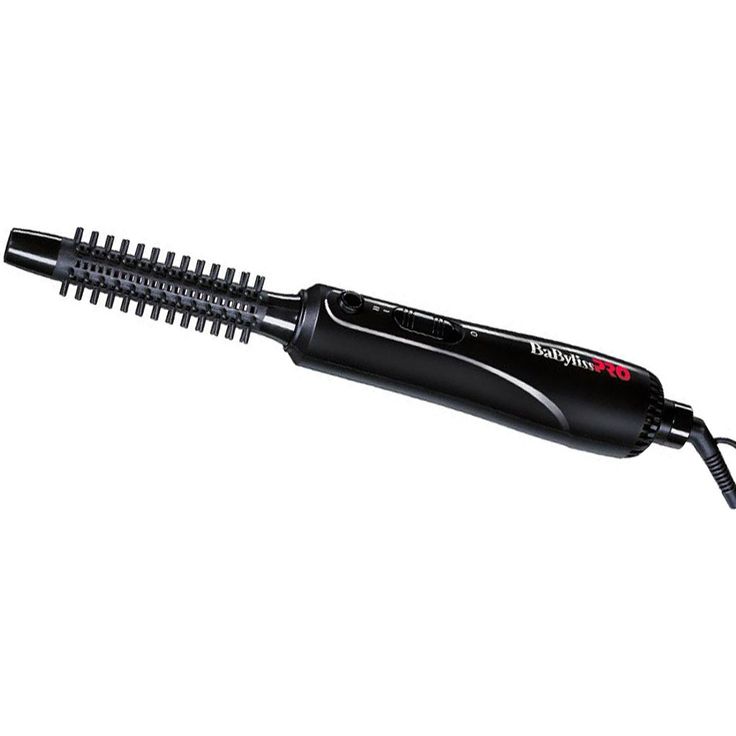 BaByliss Pro Airstyler Trio BAB3400E 300 Watt mit 2 Gebläsestufen inkl. 2 Stylingaufsätze, schwarz