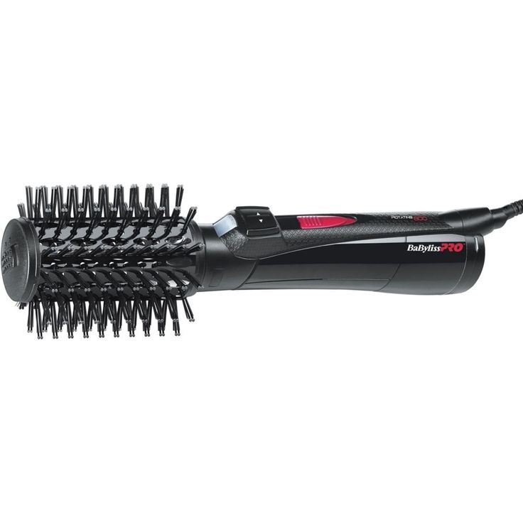 Babyliss Pro 102627 800 Watt Bürstenaufsätze 40 mm und 50 mm mit 2 Gebläsestufen inkl. 2 Stylingaufsätze, schwarz
