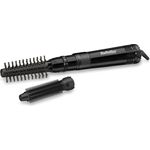 BaByliss 668E Smooth Boost Wamluftbürste, mit 2 Bürstenaufsätzen 22 mm, 300 Watt, Schwarz