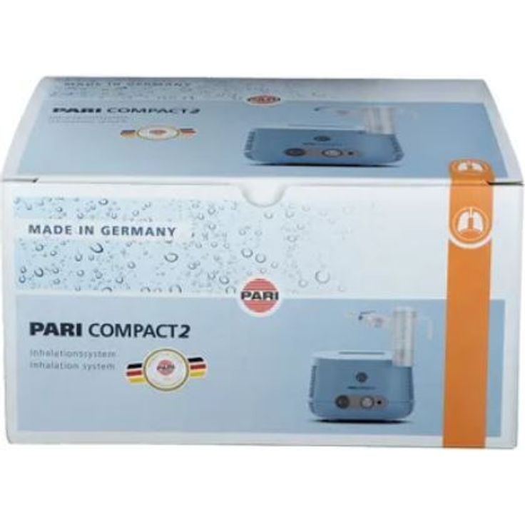 PARI Compact 2, Elektrischer Dampfinhalator, Inhalationssystem mit Kindermaske und Mundstück mit Ventilsystem für eine effiziente Atemwegstherapie – Bild 2