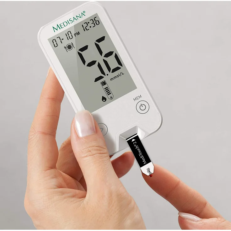 medisana MediTouch 2 Blutzuckermessgerät mg/dL, Starterset mit Teststreifen und Blutlanzetten, Blutzuckermesssystem für Diabetiker, Blutzuckerspiegel – Bild 5
