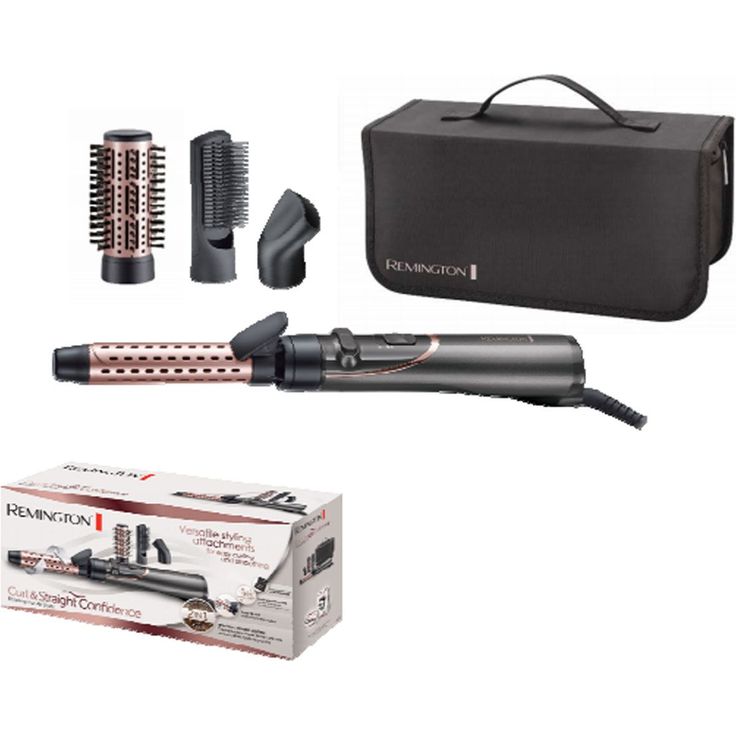 Remington AS8606 Curl & Straight Confidence Ionen-Technologie inkl. 4 Styling-Aufsätze, 30 mm & 40 mm Rundbürsten-Aufsatz, roségold – Bild 2