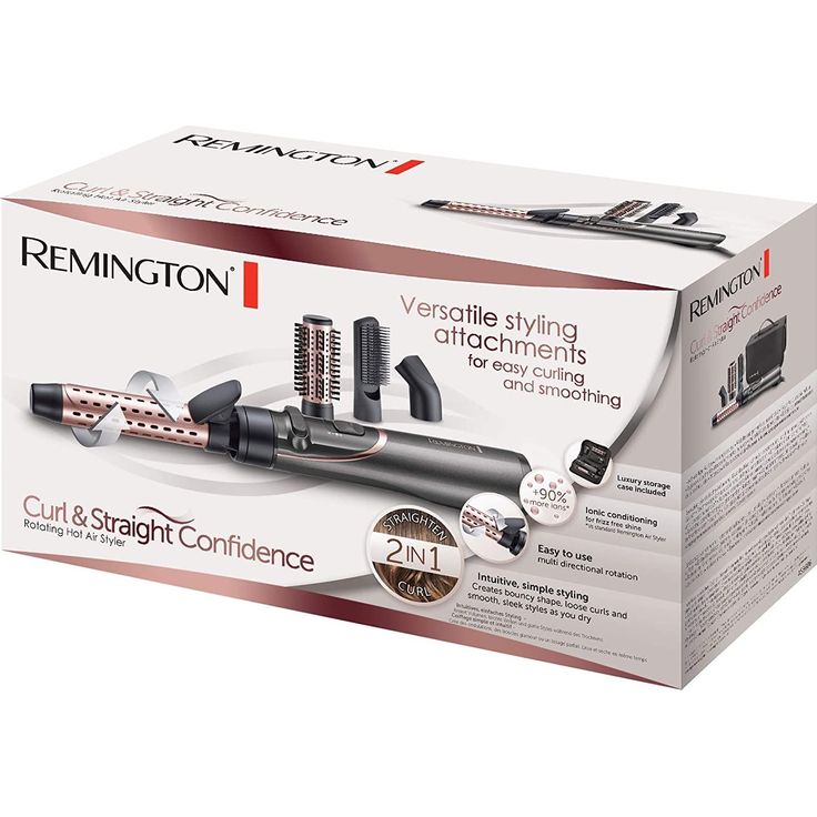 Remington AS8606 Curl & Straight Confidence Ionen-Technologie inkl. 4 Styling-Aufsätze, 30 mm & 40 mm Rundbürsten-Aufsatz, roségold – Bild 4