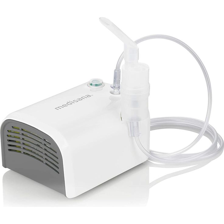 medisana IN 520 Inhalator, Kompressor Vernebler mit Mundstück und Maske für Erwachsene und Kinder, bei Erkältungen oder Asthma mit umfangreichem Zubehör