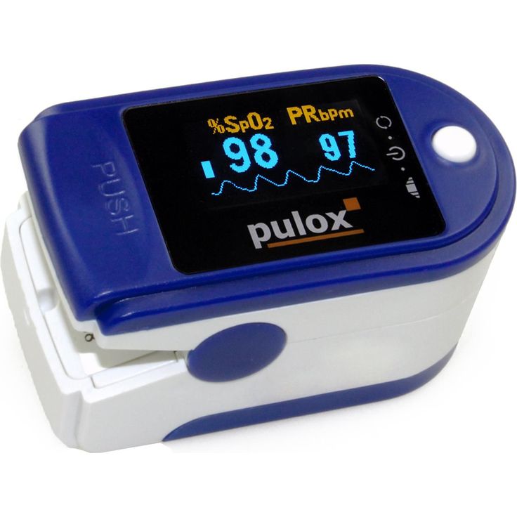Pulsoximeter PULOX PO-200 Dunkelblau Fingerpulsoximeter für die Messung des Puls und der Sauerstoffsättigung am Finger